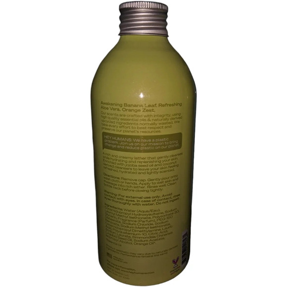 Hey Humans Naturally Derived Body Wash Scent: Banana Aloe - Picture 3 of 3